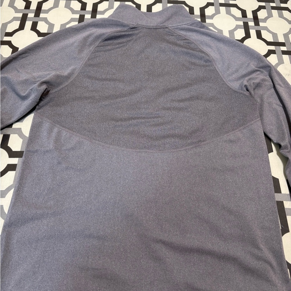 Nike Dri-FIT Gray Quarter-Zip with University of Michigan Logo - Picture 2 of 3